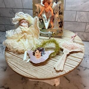 Vintage Angel Valentines  Set